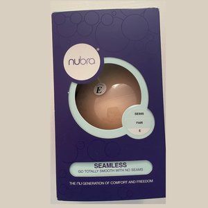 NuBra Seamless Adhesive Bra - Nude, Size E - NEW